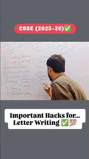 Letter to the Editor: Important Grammar & Writing Hacks for CBSE #shorts #ytshorts