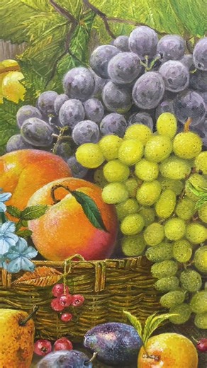 Classic Fruit Still Life Oil Painting | Fine Art #painting #art #oilpainting