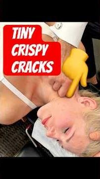 PERFECT CRACKING #chiropractic #asmr #relax #massage #health