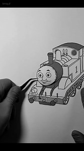 Thomas The Train but he reveals his true form. | Jf Lemay Illustration