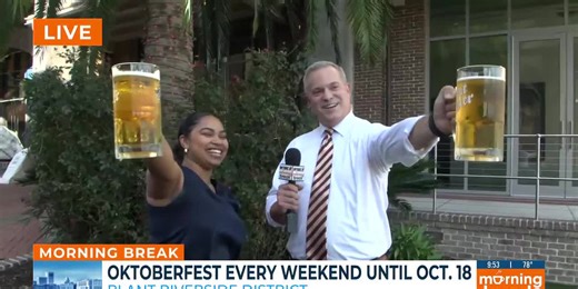 Oktoberfest games at Plant Riverside District