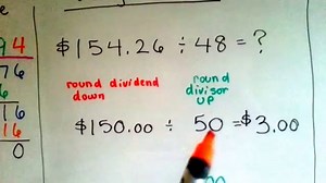 Grade 5 Math #5.4, Long Division Decimals by Whole Numbers Models and Estimates
