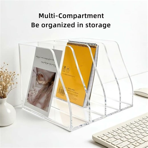 AIDIMOO Desk Acrylic Magazine File Holder Review (2026) - Best Budget Option?