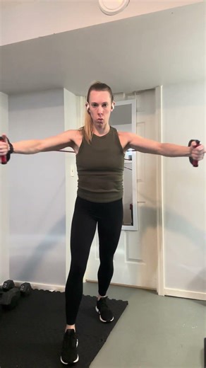 Cable or Banded Standing Chest Fly