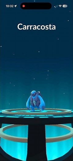 Pokémon Go - Evolving Tirtouga into Carracosta