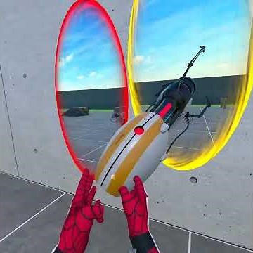 Bonelab PORTAL GUN MOD!!!! #bonelab #portal2 #vrgames #vr #bonelabmods