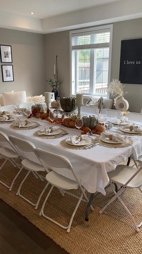 Rent Table and Chairs for a Dreamy Fall Table Setting at Home