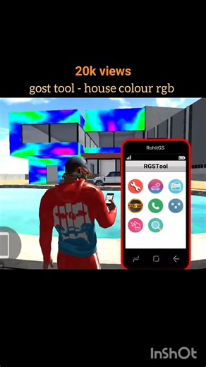ghost tool - house colour RGB #trending #viral