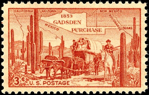 De Gadsden Purchase, Amerikanen kochten in 1853 groot stuk land van Mexico