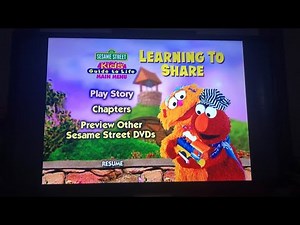 Sesame Street Kids' Guide To Life Learning To Share (2003) DVD Walkthrough ☺️🧸🚂🪁🪀