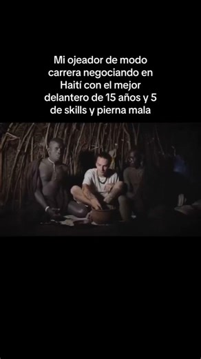 Mi ojeador de modo carrera negociando con Haití para fichar a un jugador