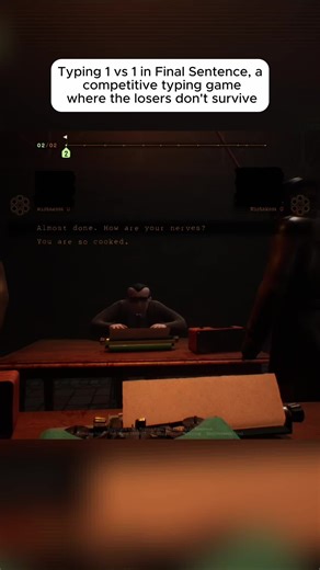 Experience the Intense Typing Challenge in Final Sentence