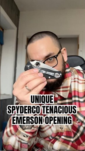 Unique Spyderco Tenacious Emerson opening #knifeantelife ‪@SpydercoKnivesOfficial‬ #spydercoknives