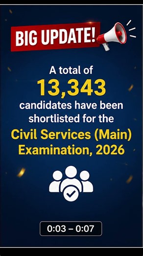 UPSC Prelims 2026 Result Out | Check Now | 13,343 Qualified for Mains 🚨