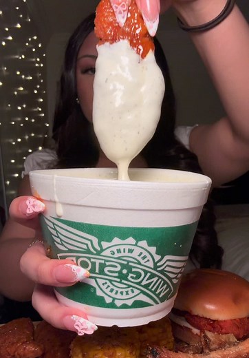 Delicious Wingstop Mukbang with Hot Honey Rub Tenders