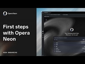 Your first steps with Opera Neon