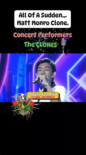 💥 Matt Monro Clone * All Of A Sudden * Concert Performers - The CLONES * EAT BULAGA TVJ #mattmonro #allofasudden #concert #performer #performance #eatbulagaTVJ #EATBULAGA #EATBULAGAFOREVER #eatbulagatv5 #eatbulaga1979 #eatbulaga #EATBULAGADABARKADS #TVJ #TVJonTV5 #virals #trend #post #trendingnow #fbpost | Glessie Alonzo