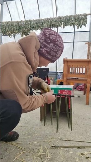 꿩사냥 덫 만들기