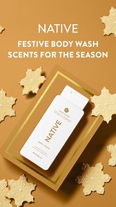 Deck the shower with festive body wash scents perfect for the holiday season. | Native