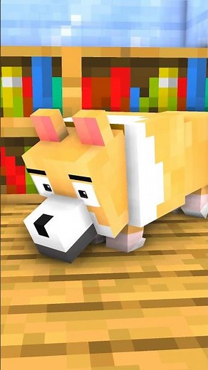 Dog Vs Robot Vacuum Cleaner😂😂😂| MInecraft Animation #shorts