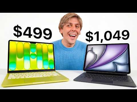 MacBook Neo vs iPad Air. Same Price. Totally Different.