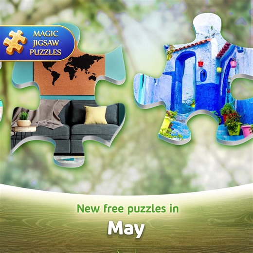 May is the prime time of spring! Enter the game every day and solve free puzzles of the month! https://ximadpzl.onelink.me/BkON/xmjd6k86 #MJP_NewPack #Puzzle #Jigsawpuzzle #puzzles #puzzle #jigsawpuzzles #magicjigsawpuzzles #spring #may #may2024 #spring2024 | Magic Jigsaw Puzzles