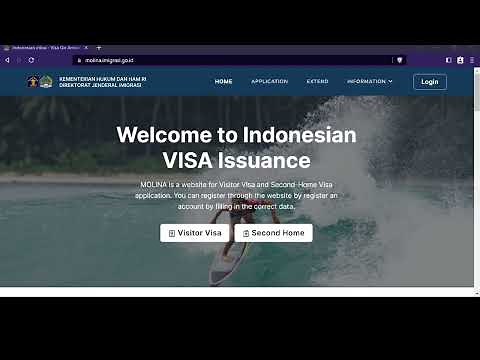 How to Apply online for an Indonesian Visitor Visa - Step-by-Step Walkthrough