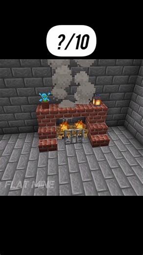 Mini Fireplace #minecraft