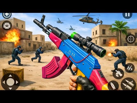 Best Robot FPS Offline Game for AndroidOffline | FPS Gun Game Gameplay