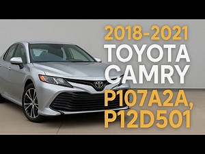 2018–2021 Toyota Camry RAV4 Check Engine Codes P107A2A & P12D501 Explained! | Denso Fuel Pump