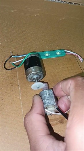 how to make generator with DC motor#diy #generator #shorts