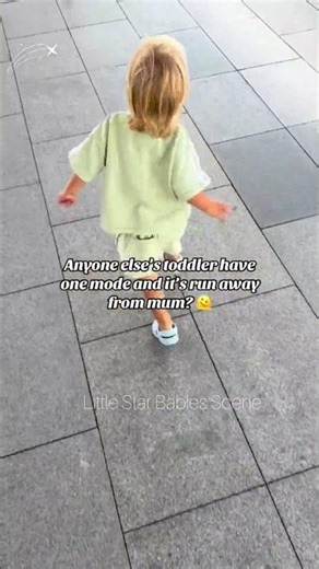 Anyone Else’s Toddler Only Has One Mode: Run 💞 Little Star Babies Scenes 💕 #littlestarbabiesscene