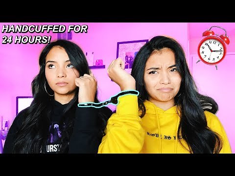 24 Hour Handcuff Challenge! *TWINS* | MontoyaTwinz
