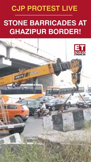 CJP Protest Live Updates: Ghazipur Border Sealed Off? Heavy Barricades Put In Place Ahead Of Protest