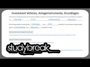 Investment Vehicles, Anlageinstrumente, Grundlagen | Asset Management