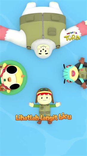Swimming in the Pool | Popular Indonesian Children's Songs for Toddlers & Kindergarteners