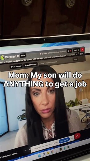 Interview hack with ai 😆 #parakeetaipartner #interview #aihacks #career #fypage