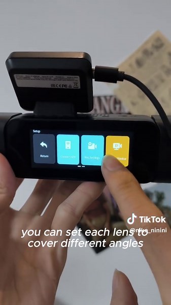 360 dash cam with ultra-clear night vision #botslabfourwaydashcam #tiktokmademebuyit #dashcam #car #CarEssential