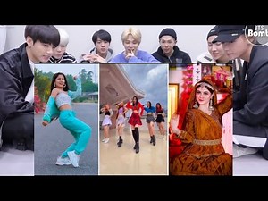BTS REACTION Must Watch New Song Dance Video|| Jannat zubair, Anushka sen Tiktok Best Dancers Video