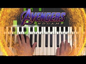 Avengers Endgame - Portals (Piano Tutorial Lesson)