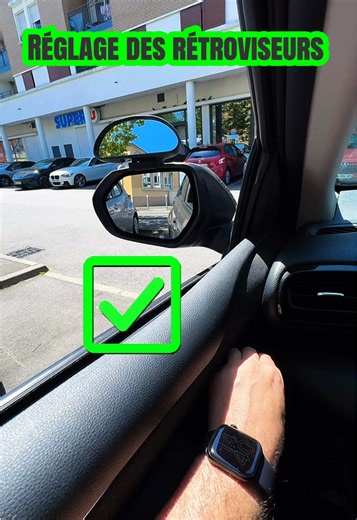 Le réglage des rétroviseurs #pourtoiii #permis #permisdeconduire #autoecole #fyp