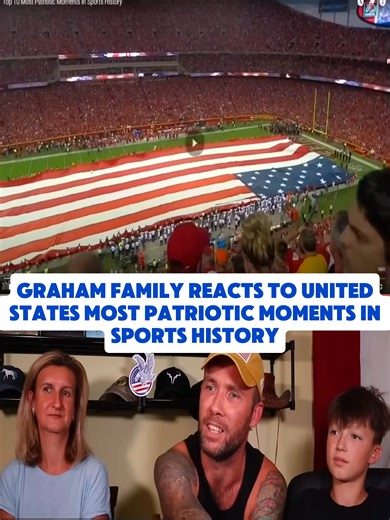 Graham Family Reacts To United States Most Patriotic Moments in Sports History#fyp #foruyou #Patriotic #Moments