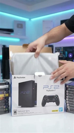 PS2 Slim Unboxing 🔥 Pure Jet Black Shiny Edition | Satisfying Retro Gaming Unboxing