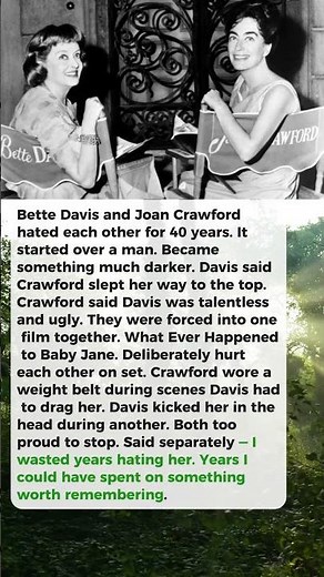 She Was Bette Davis's Co-Star. Their Feud Destroyed Both of Them.