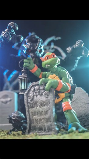 Graveyard Shift with Mikey Behind the scenes #tmnt#mezcotoyz#movie#funny#shorts#cartoon