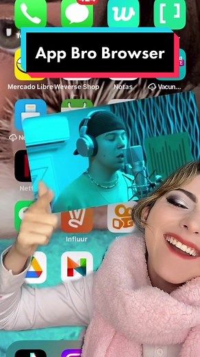 La app que les recomiendo hoy se llama: Bro Browser 📲 podes ver lo que quieras mientras haces otra cosa! 😃🤫 #brobrowser #apps #phoneapp #aplicaciones