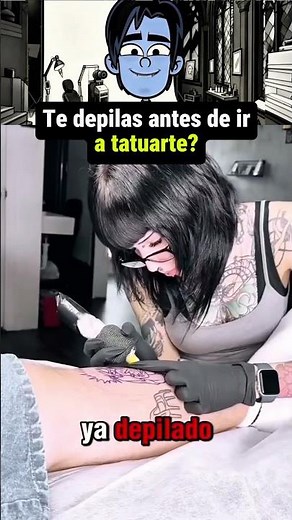 Do you shave before getting a tattoo? Or do you prefer your tattoo artist to do it?