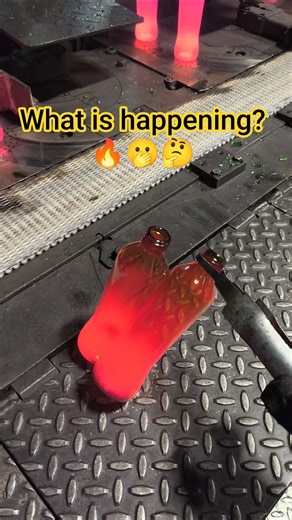 The bottle was checked for damage. 😳😳🔥 #hots #glass #bottle #fire #art