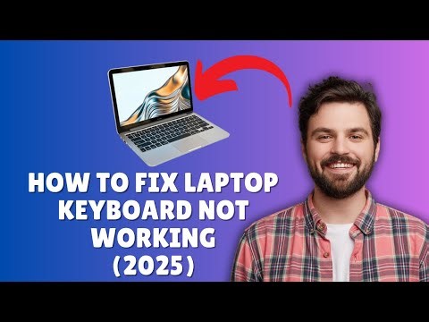HOW TO FIX LAPTOP KEYBOARD NOT WORKING (GUARENTEED FIXES!!)
