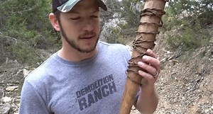 Demolition Ranch Tries Shooting Negan's Bat to See If It Can Really Stop a Bullet